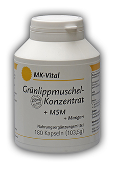 Grünlippmuschel-Kapseln von MK-Vital